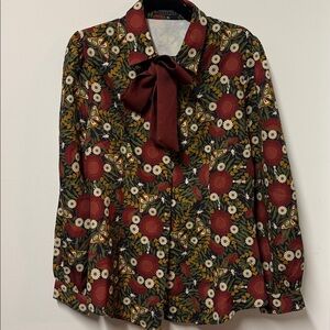 Katakomb Angela Butterfly Bow Blouse